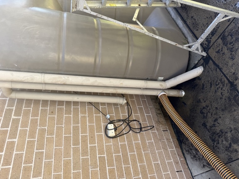 Vac truck hire residential tight access water tank excavation Sydney